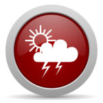 storm red glossy web icon